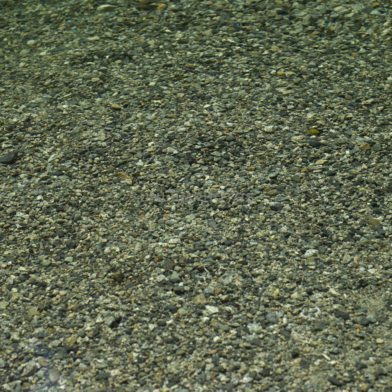 Rocks under clear river water