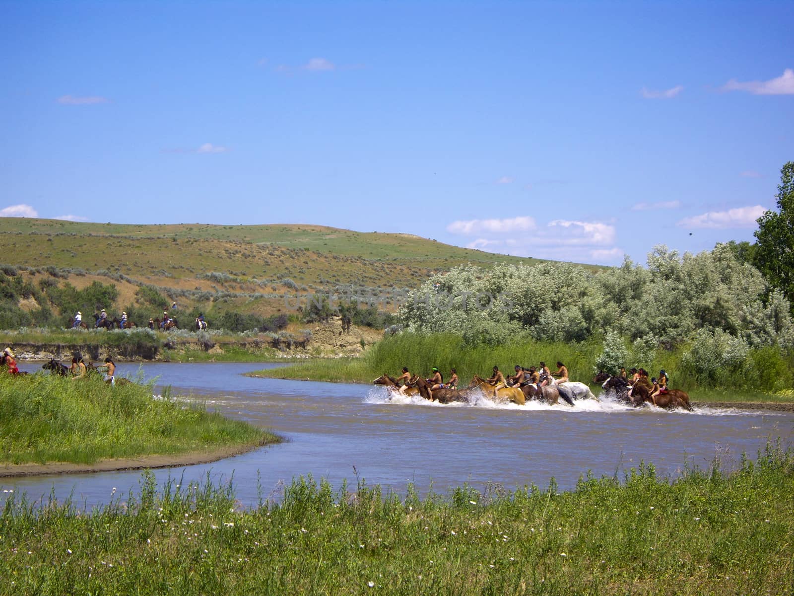 Forging the Little Bighorn River by emattil