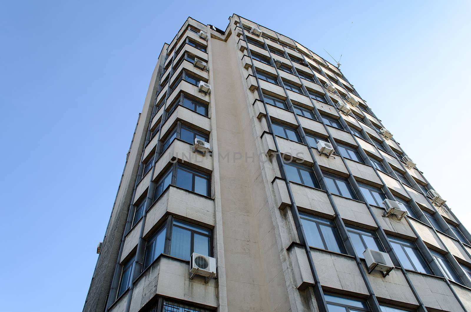 Large and modern office building old architecture