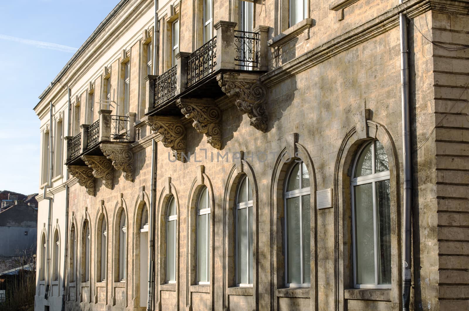 Building neoclassical style late 19th century, Bulgaria Ruse