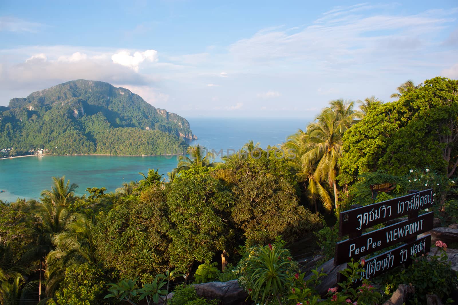 Island of Phi Phi Don in Thailand by sateda