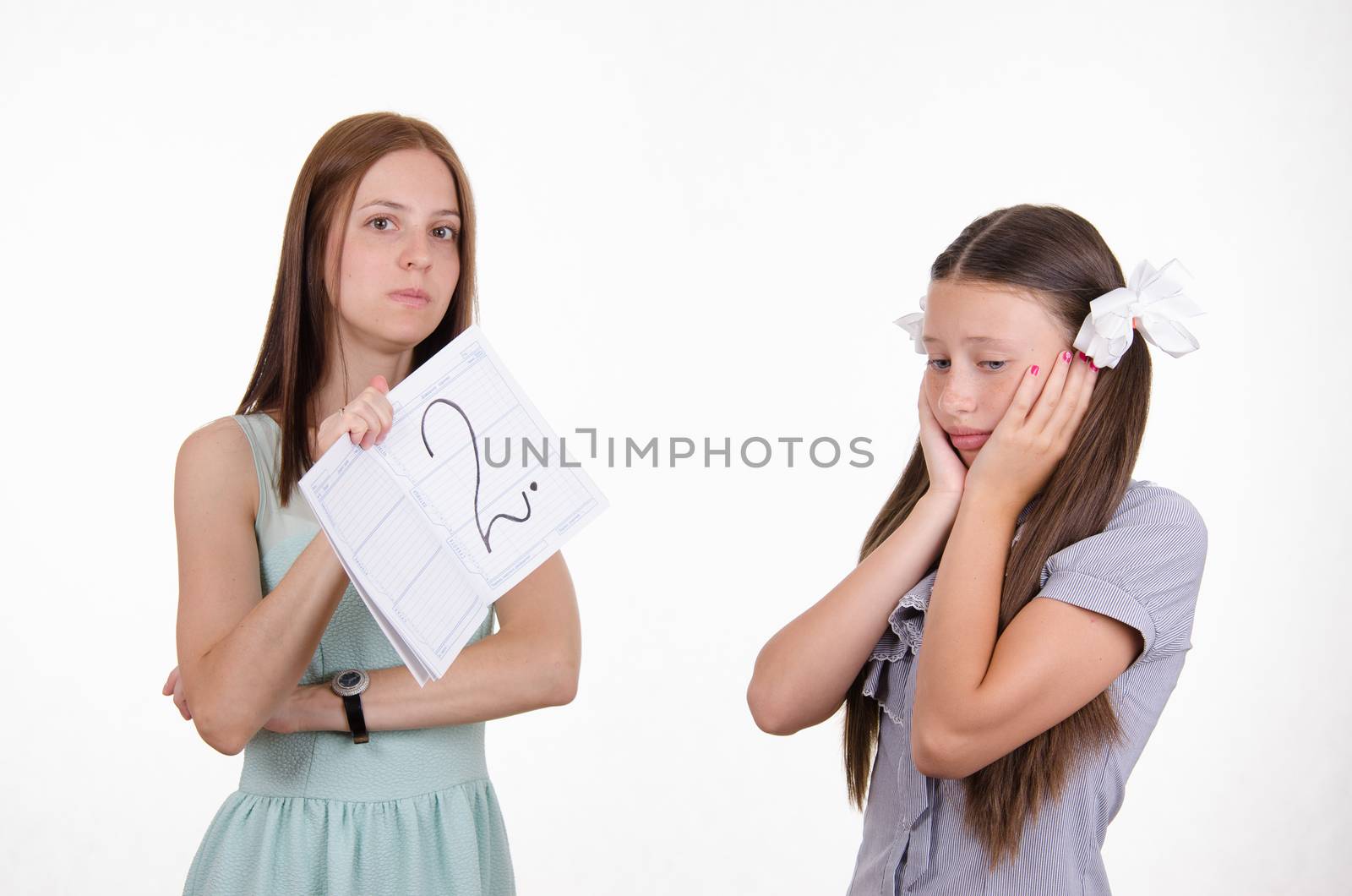 The teacher once again delivered a deuce poor student