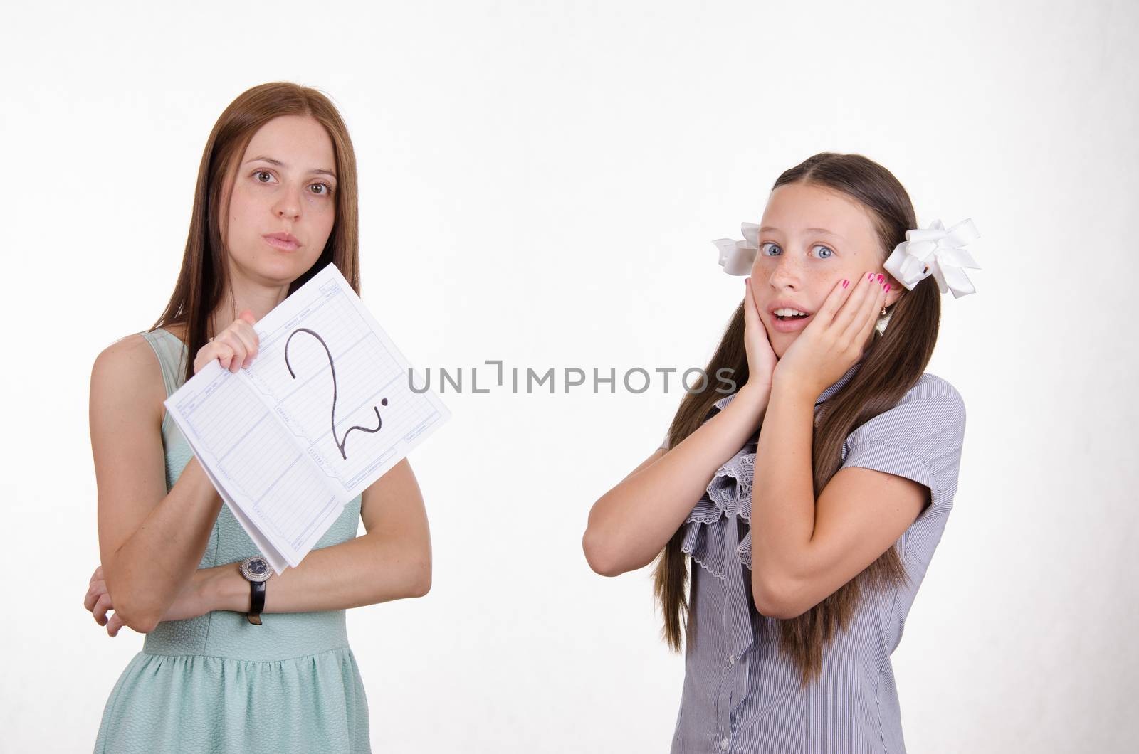 The teacher once again delivered a deuce poor student