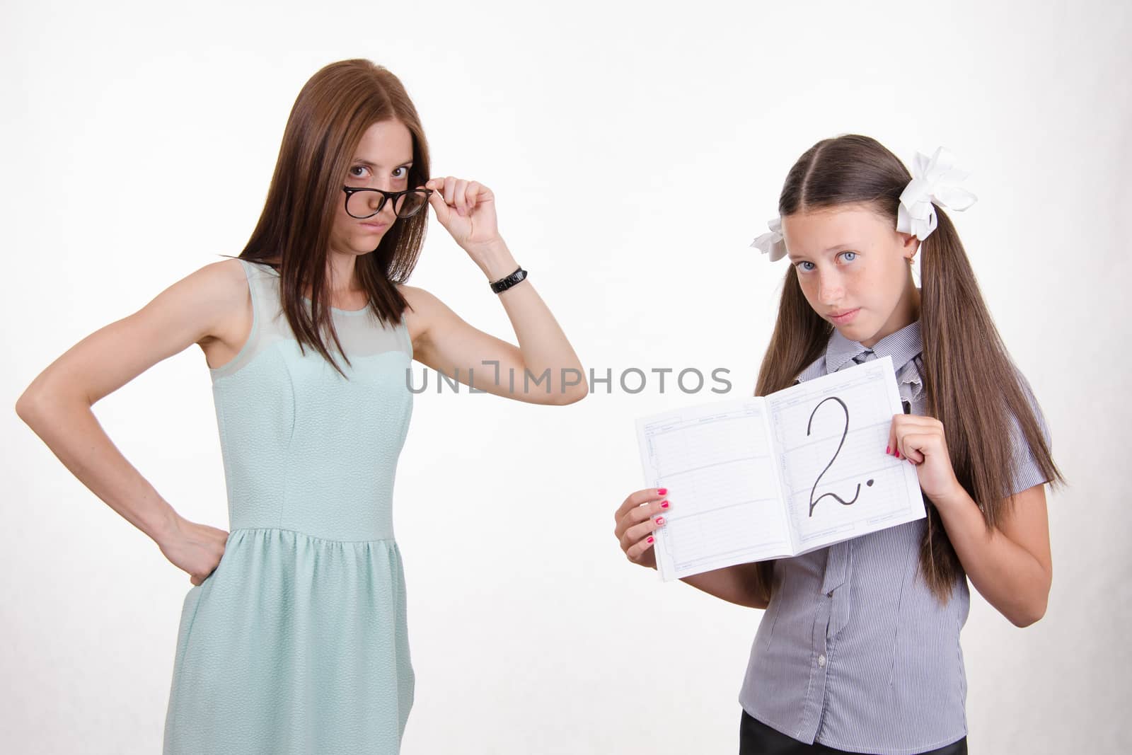 The teacher once again delivered a deuce poor student