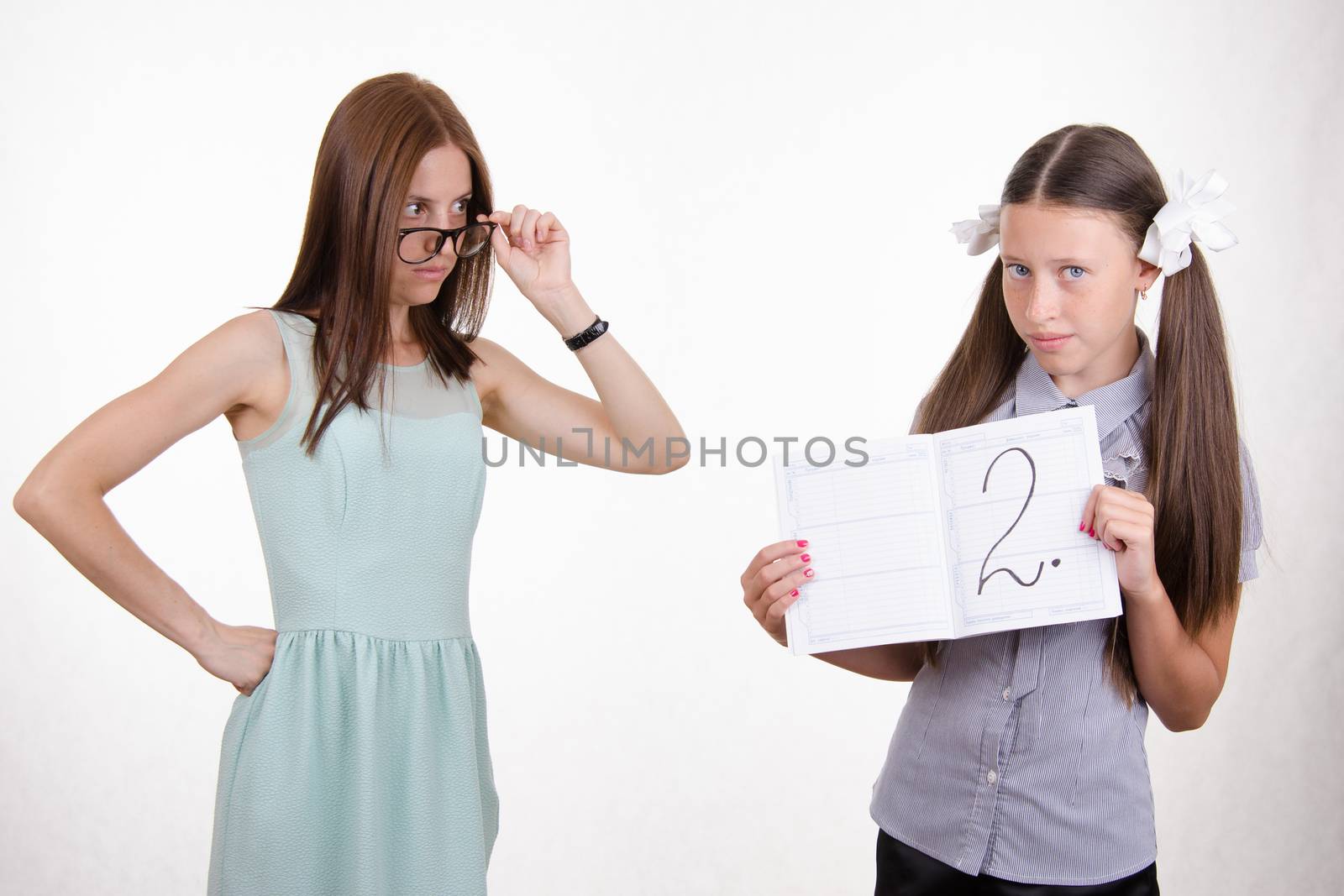 The teacher once again delivered a deuce poor student