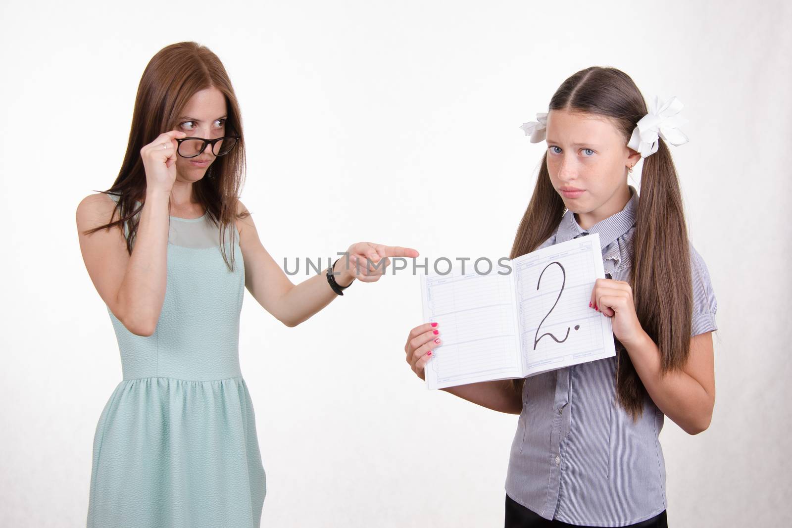 The teacher once again delivered a deuce poor student