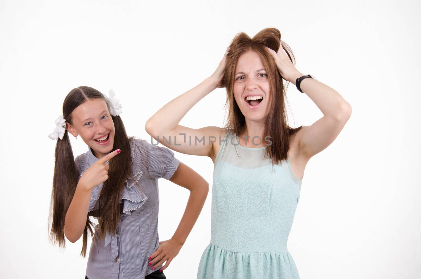 Trainee fun and mocks a good teacher
