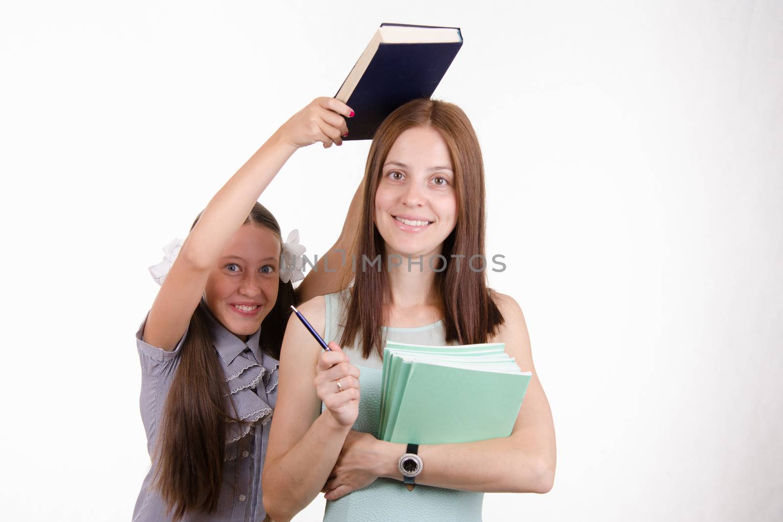 Trainee fun and mocks a good teacher