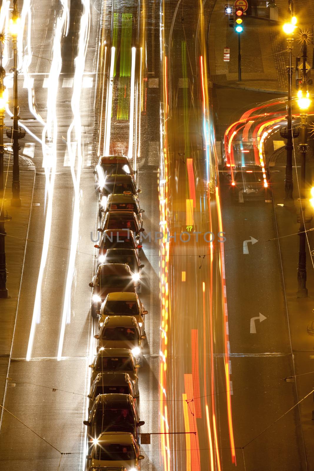 prague -traffic on bridge by courtyardpix