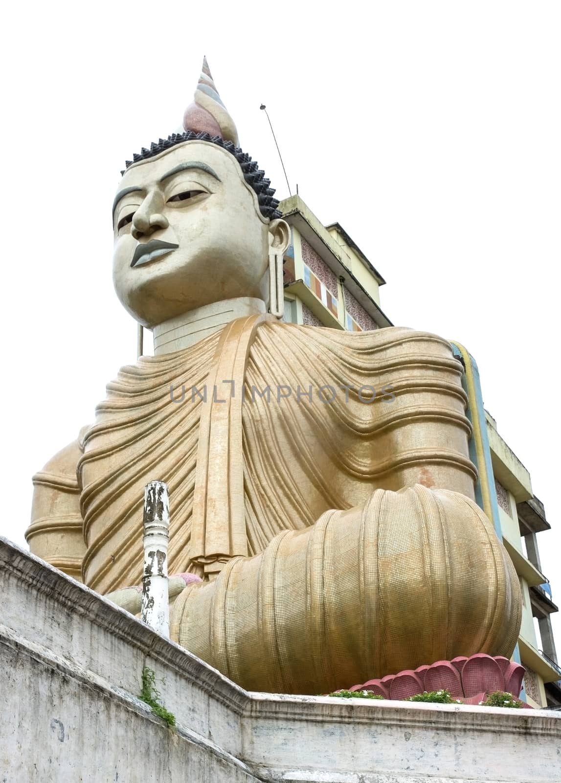 Sri Lanka's largest seated Buddha statue by ArtesiaWells