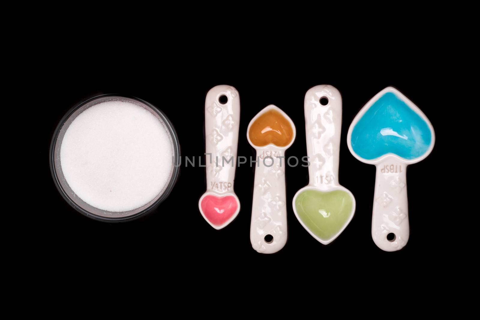 Measuring Spoons with Sugar by JFJacobsz