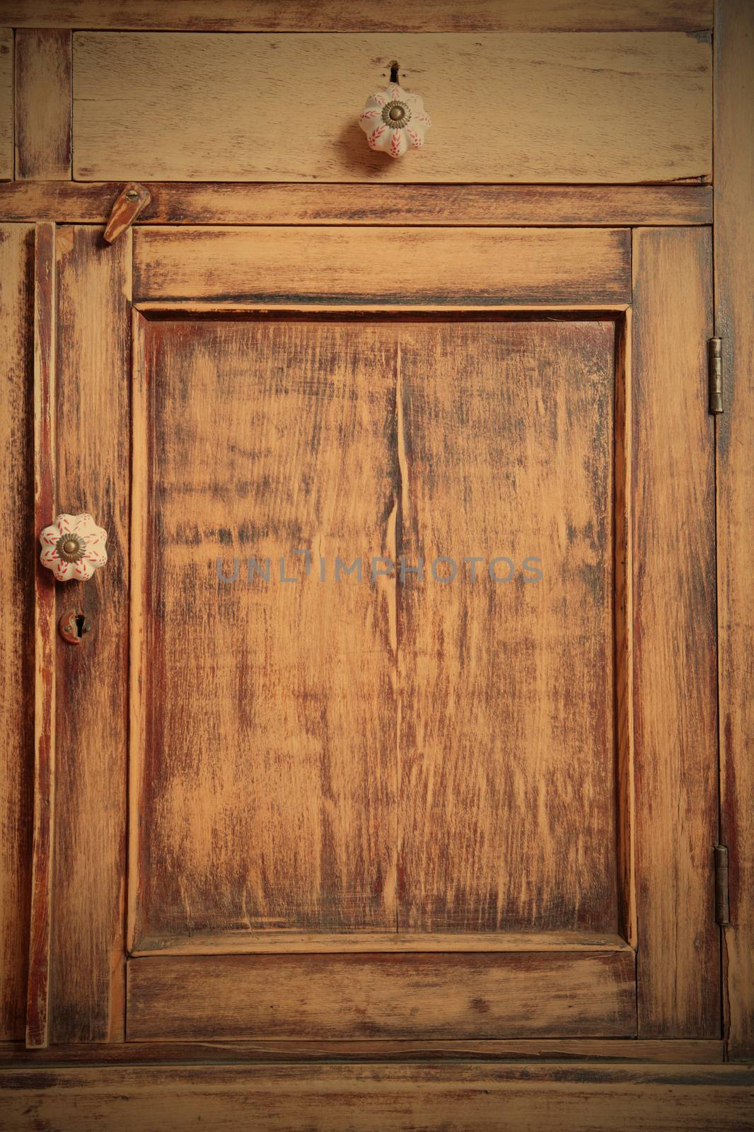 fragment of the antique wooden furniture, instagram image style