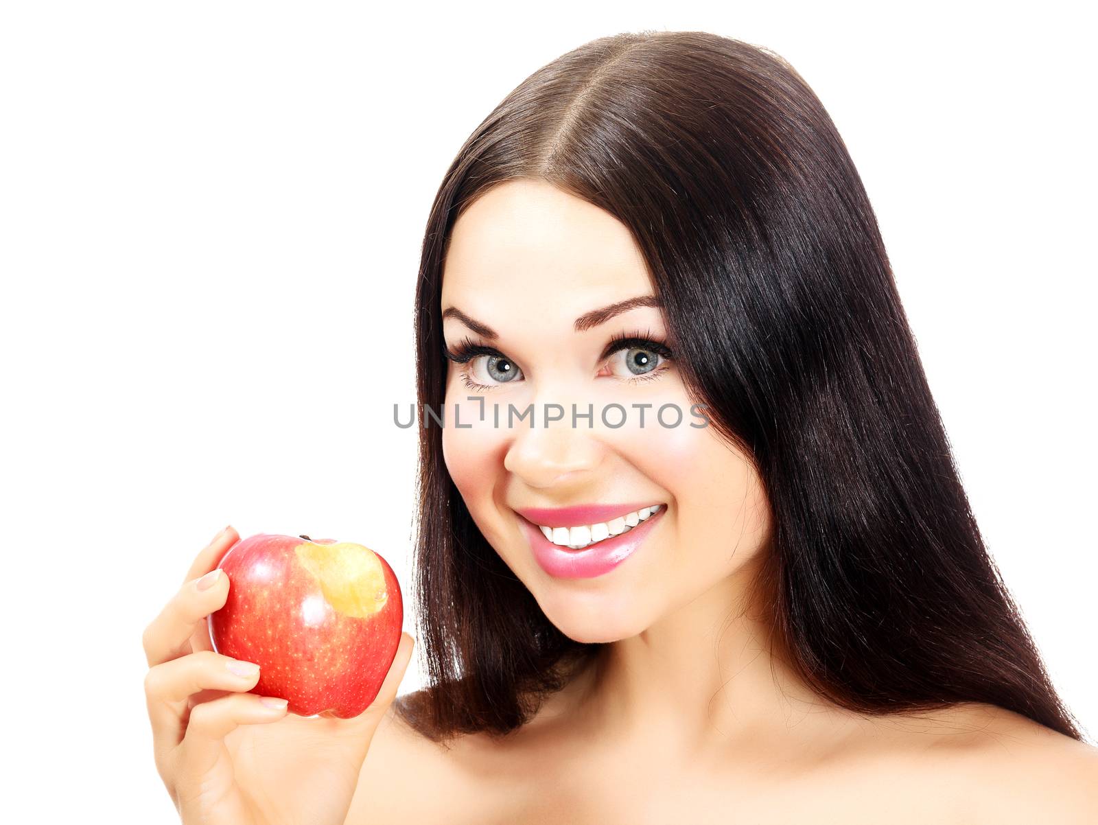 Woman with apple by Nobilior