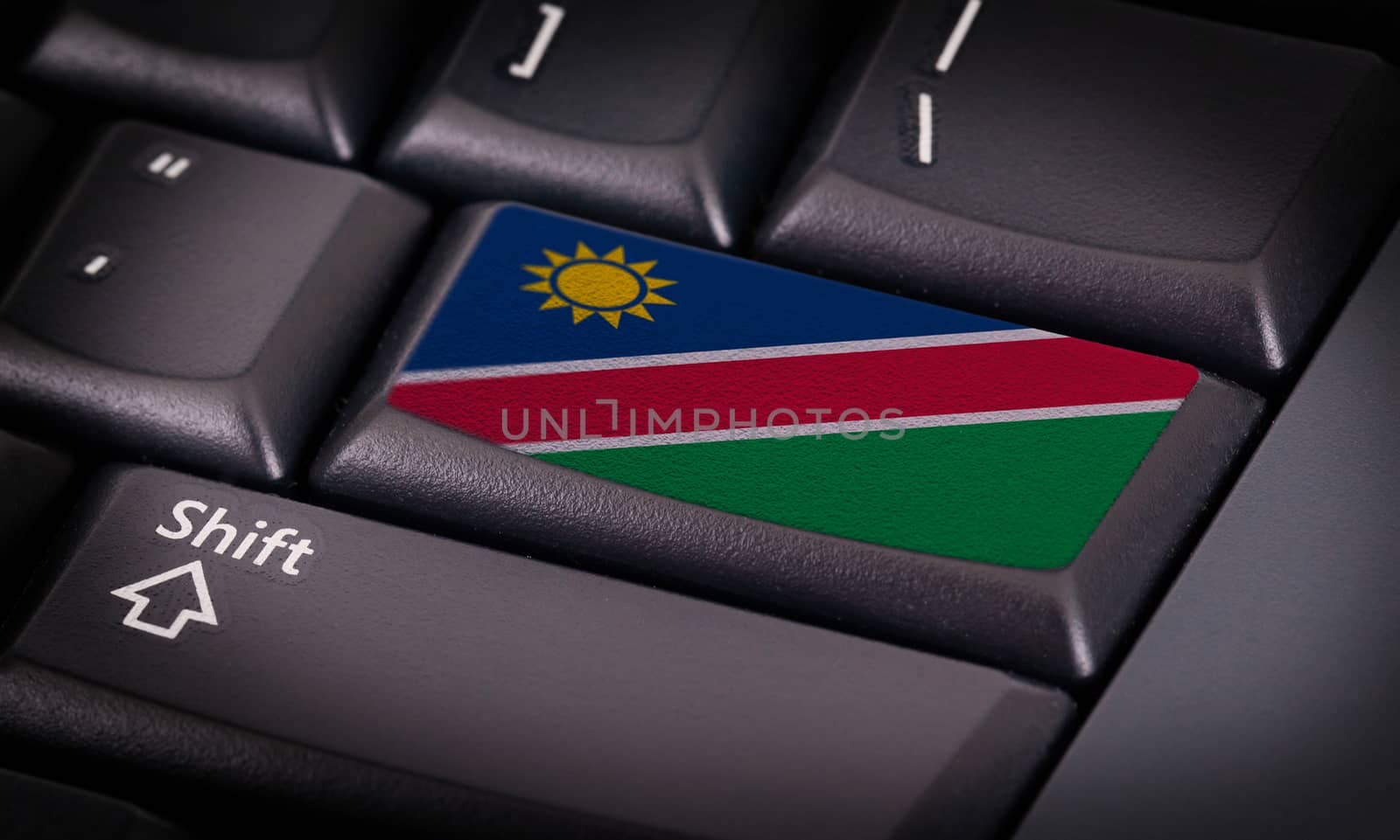 Flag on keyboard by michaklootwijk