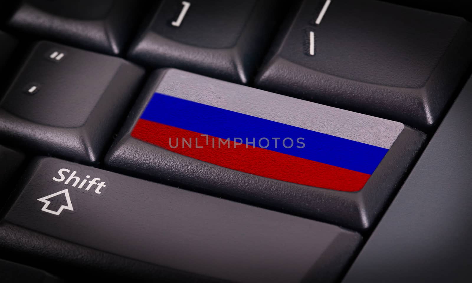 Flag on keyboard by michaklootwijk