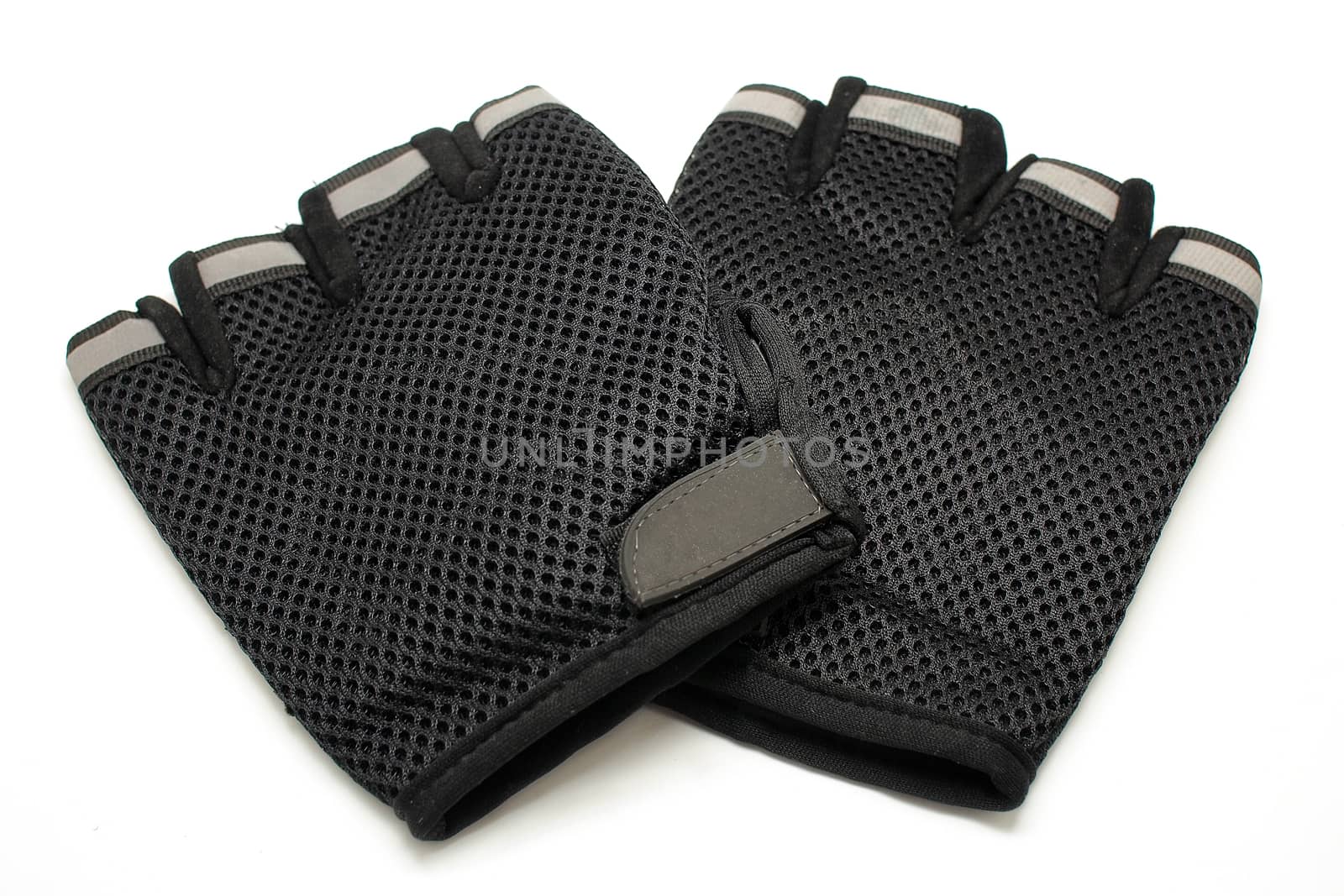 cycling gloves isolated on white background