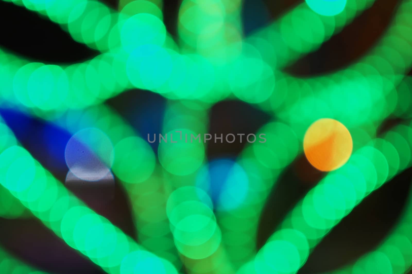 Colorful bokeh light as background  