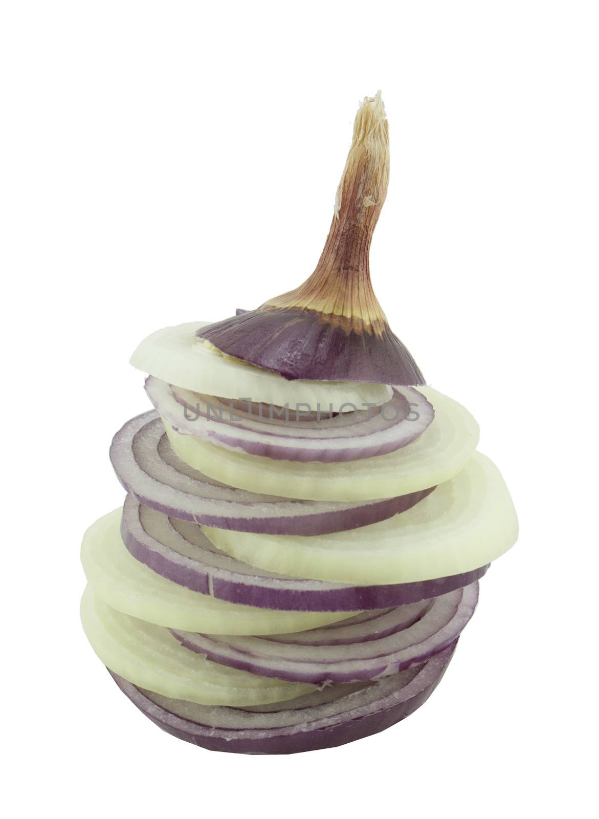 Sliced onion by designsstock