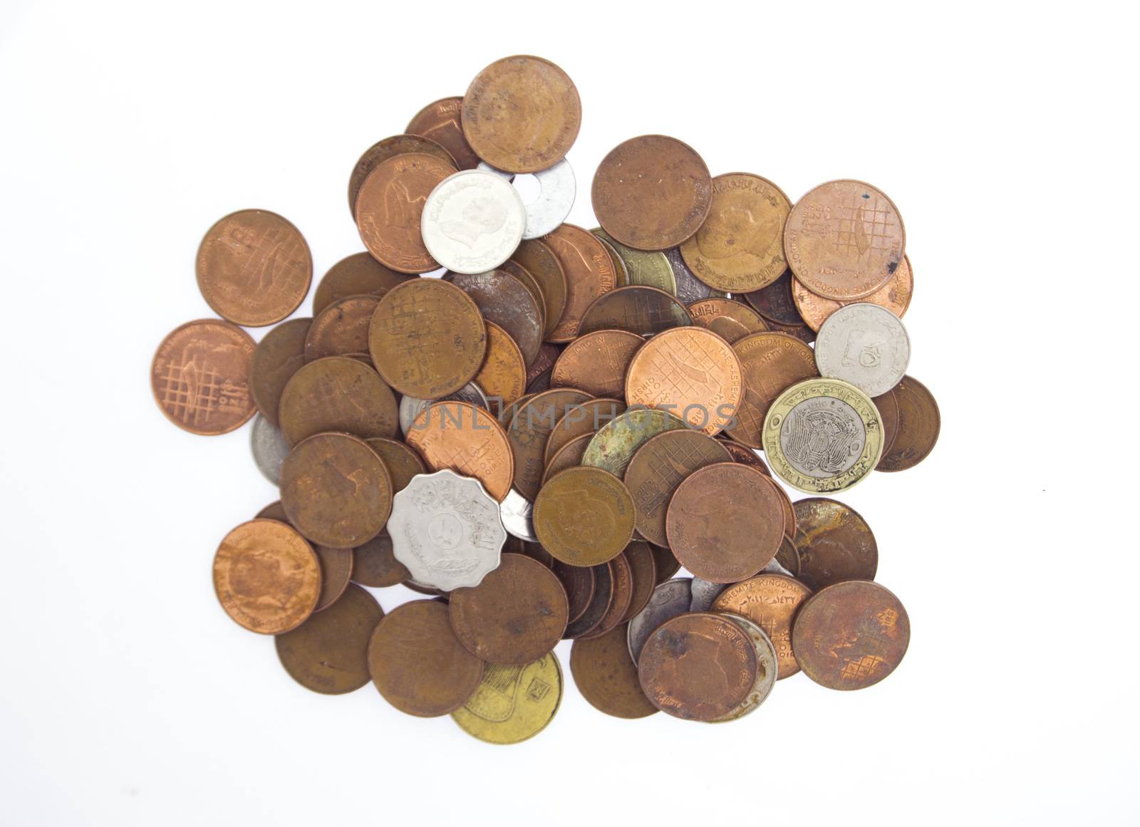 Old coins background by designsstock