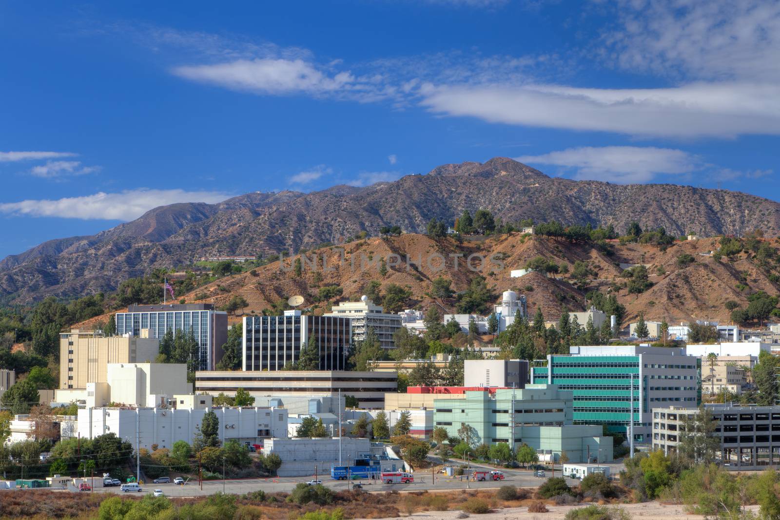 LA CANADA FLINTRIDGE, CA/USA - OCTOBER 25, 2014: Jet Propulsion Laboratory Labratory. JPL is a federally funded research and development center and NASA field center.