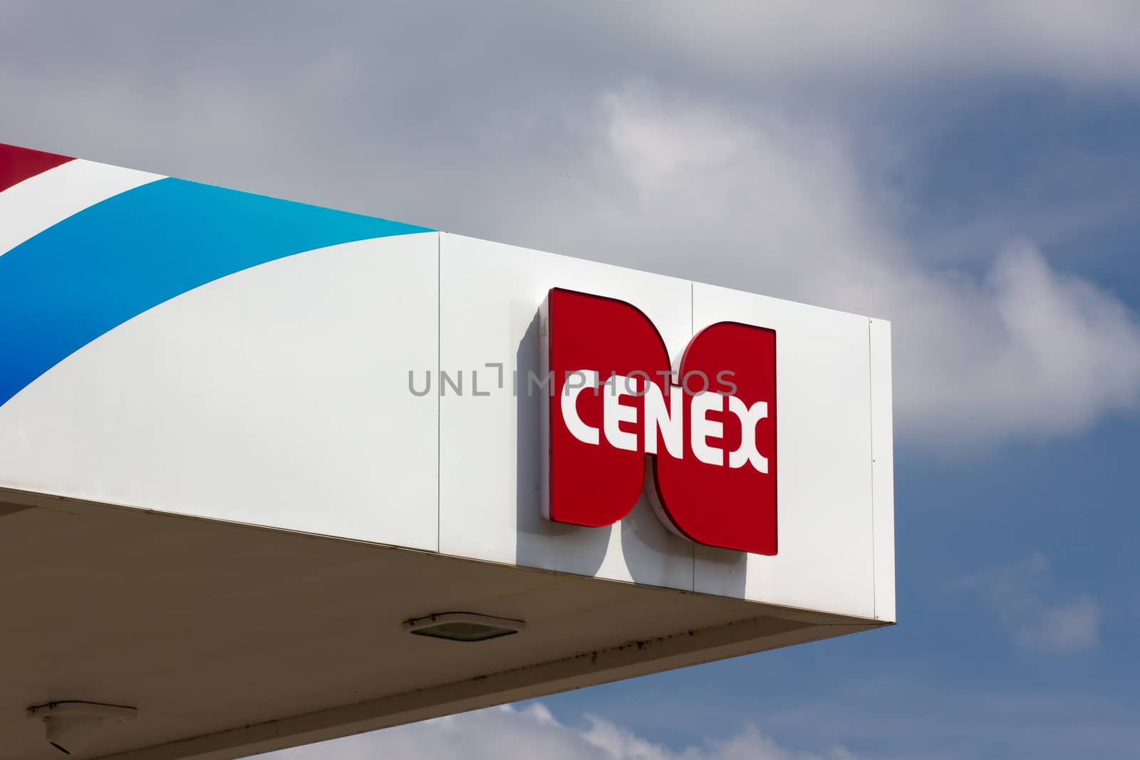 LAKE DELTON, WI/USA - JUNE 26, 2014: Cenex gas station exterior. Cenex is owned by agricultural cooperatives, farmers, ranchers, and stock holders with headquarters in Minnesota.