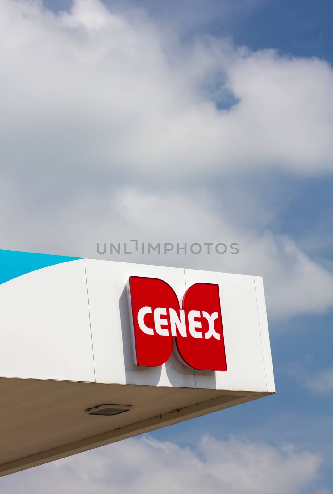 LAKE DELTON, WI/USA - JUNE 26, 2014: Cenex gas station exterior. Cenex is owned by agricultural cooperatives, farmers, ranchers, and stock holders with headquarters in Minnesota.