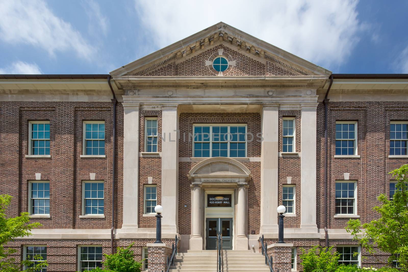 MADISON, WI/USA - JUNE 26, 2014: Agricultural Chemistry  building on the campus of the University of Wisconsin-Madison. The University of Wisconsin is a Big Ten University in the United States.