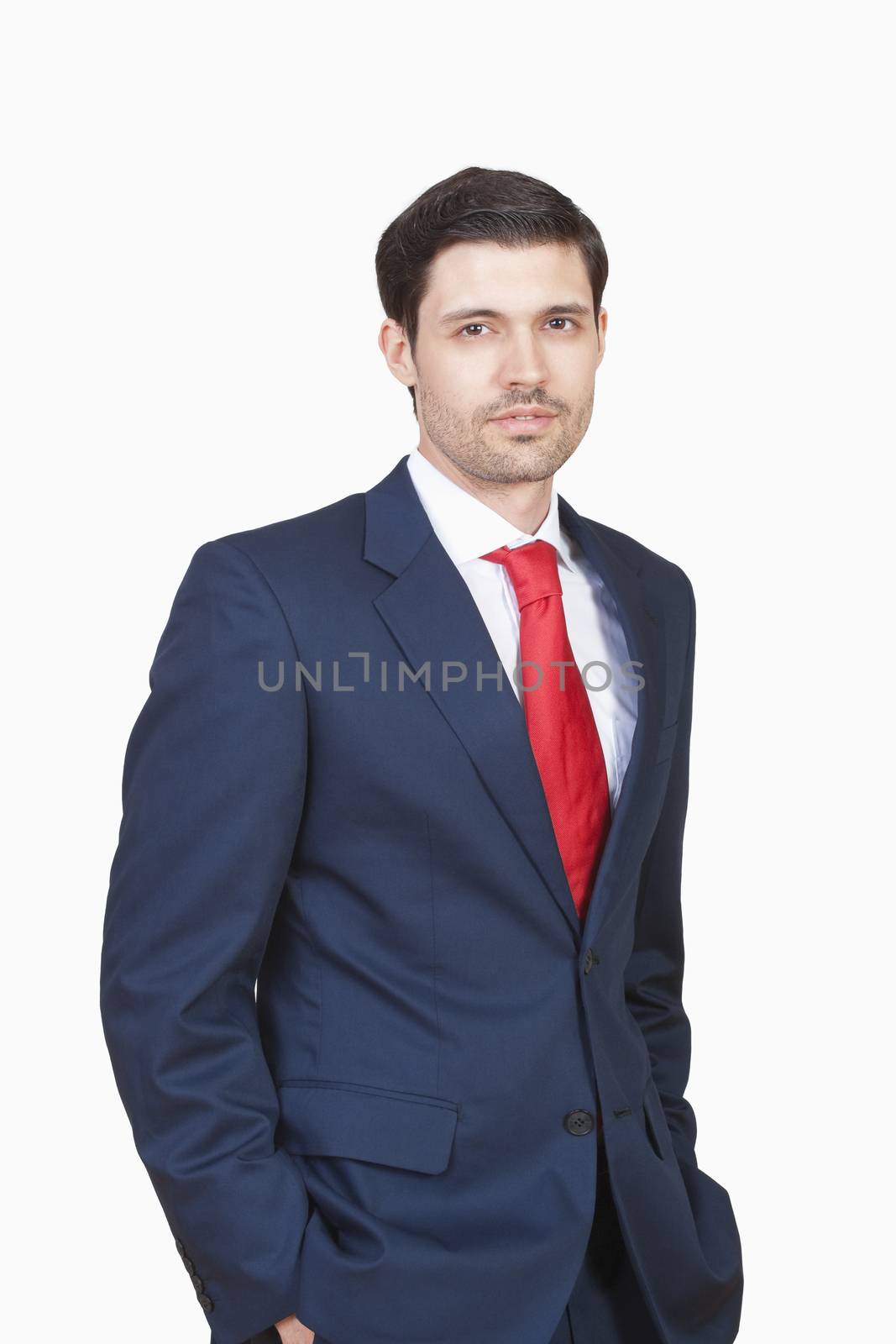 business executive in suit by courtyardpix