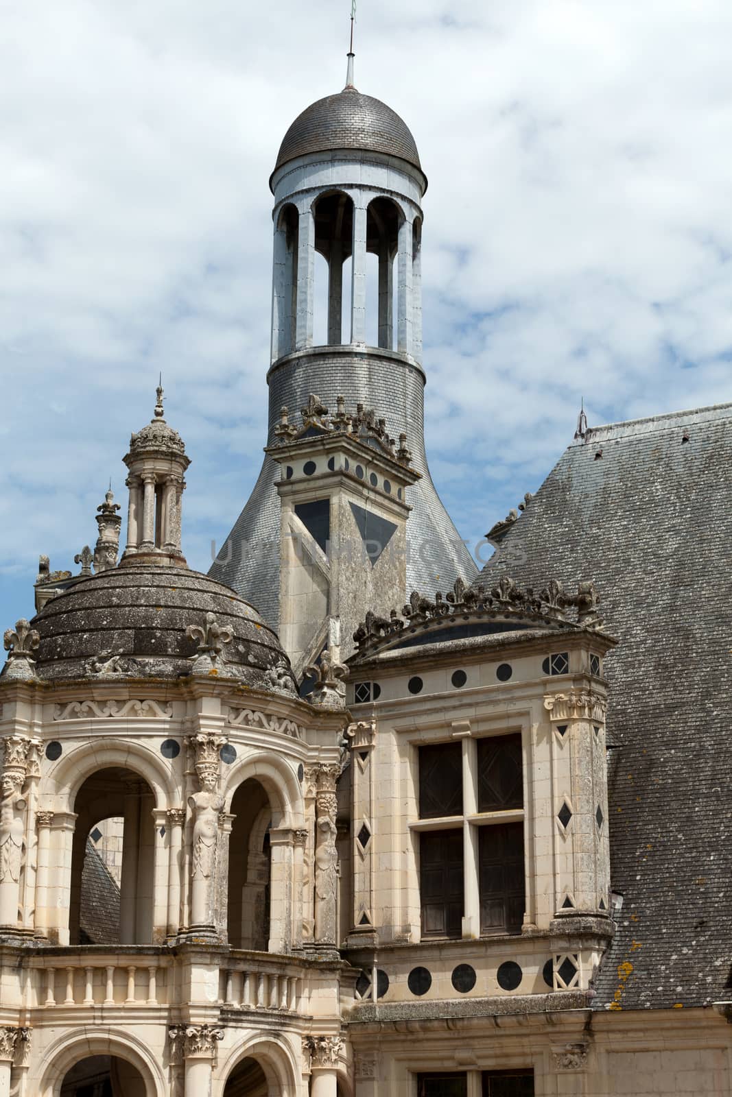 Castle of Chambord in Cher Valley, France