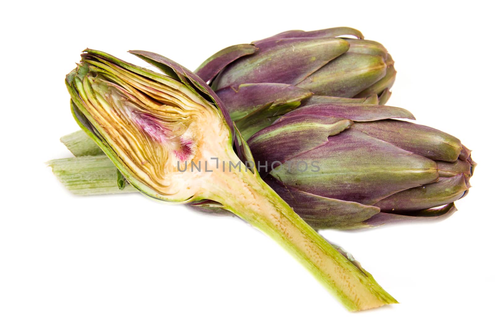 Artichokes with half by spafra