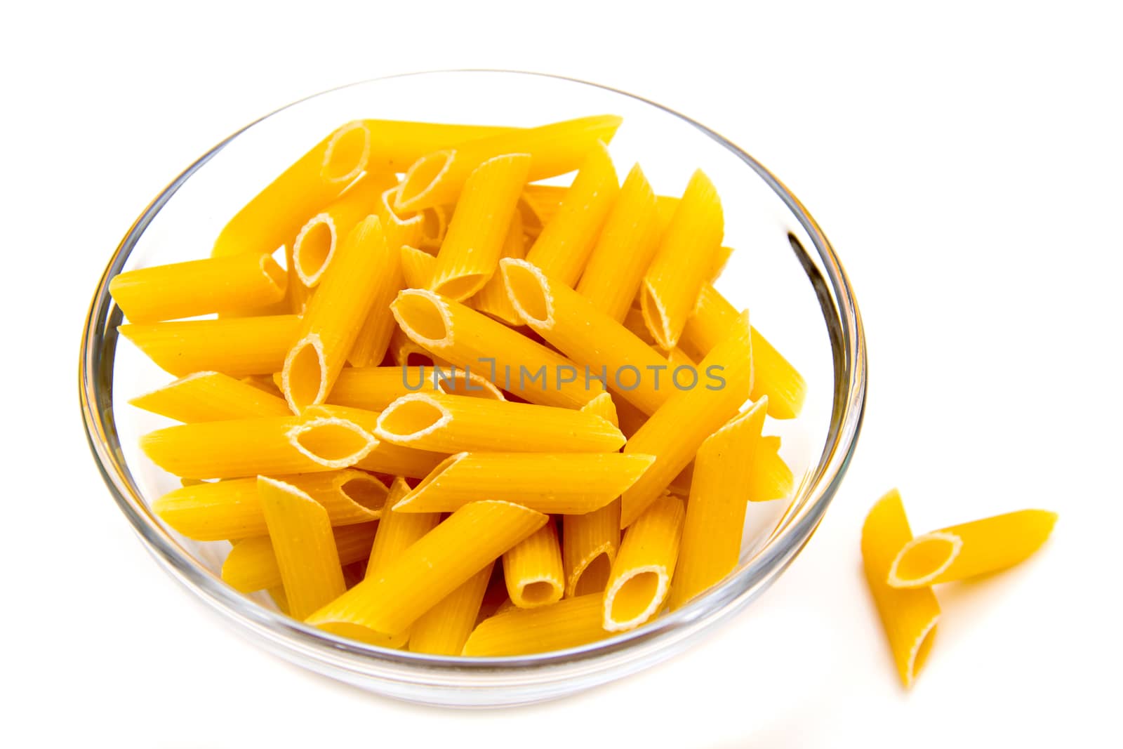 Bowl with pasta by spafra