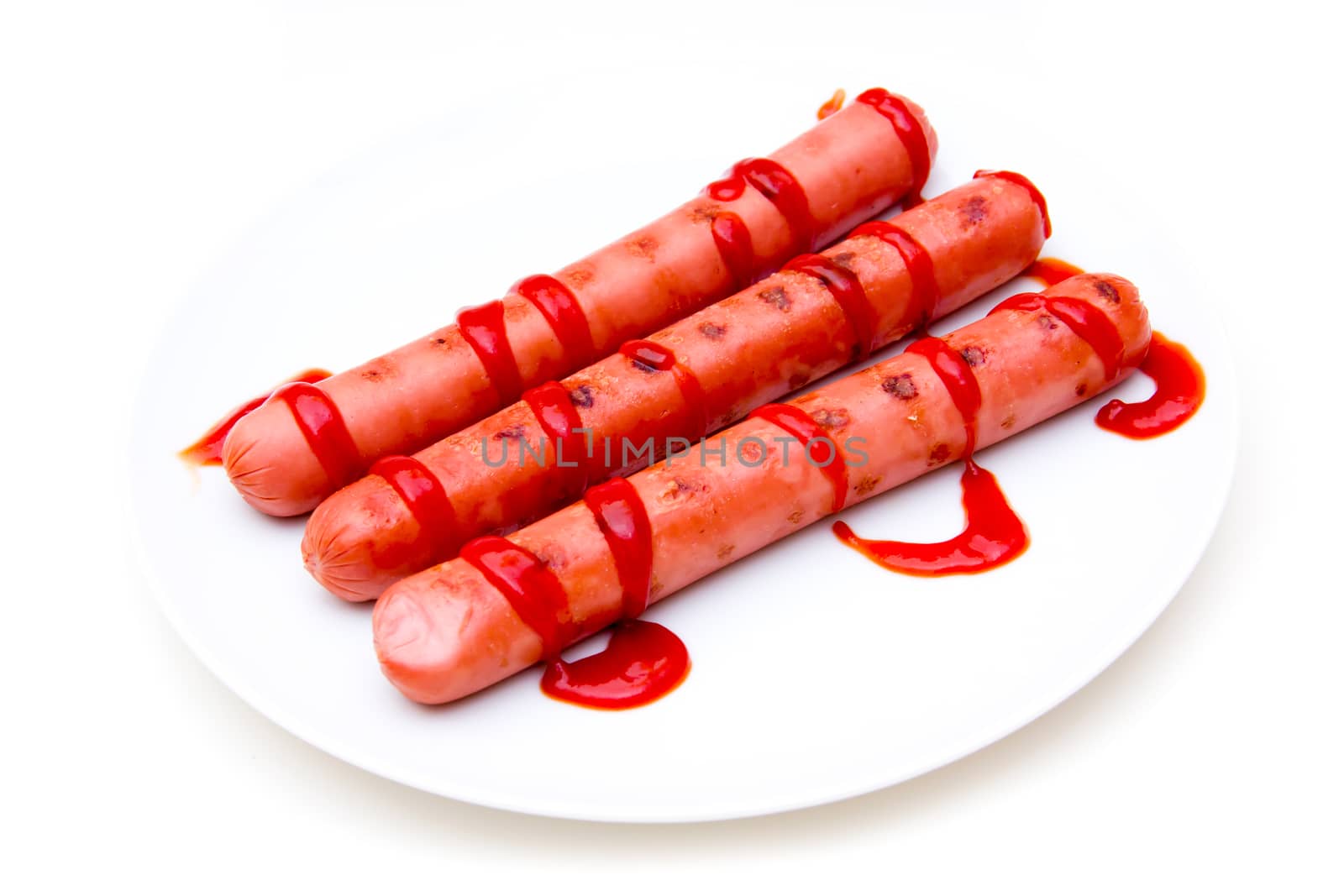 Sausages with Tomato Sauce by spafra
