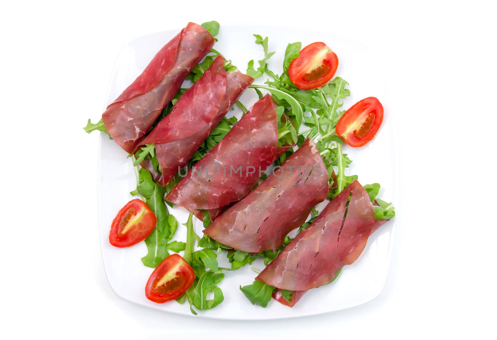Rolls of dried beef from by spafra