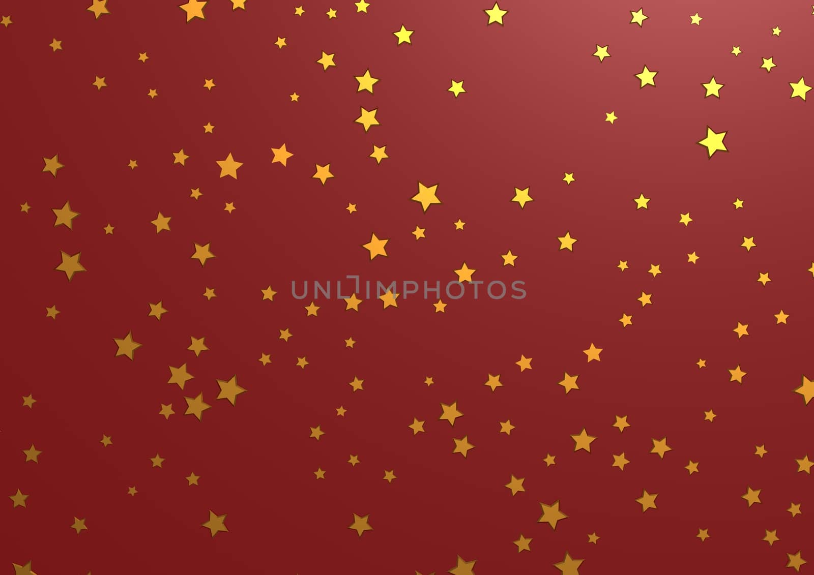 Abstract modern Holiday red background with stars.