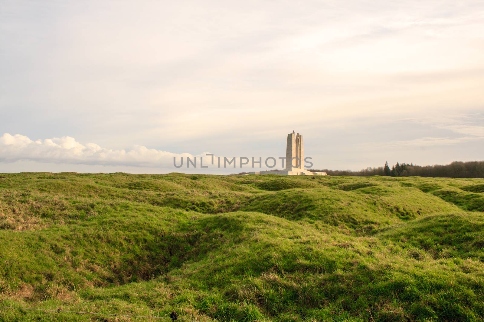 The Canadian National Vimy Ridge Memorial in France