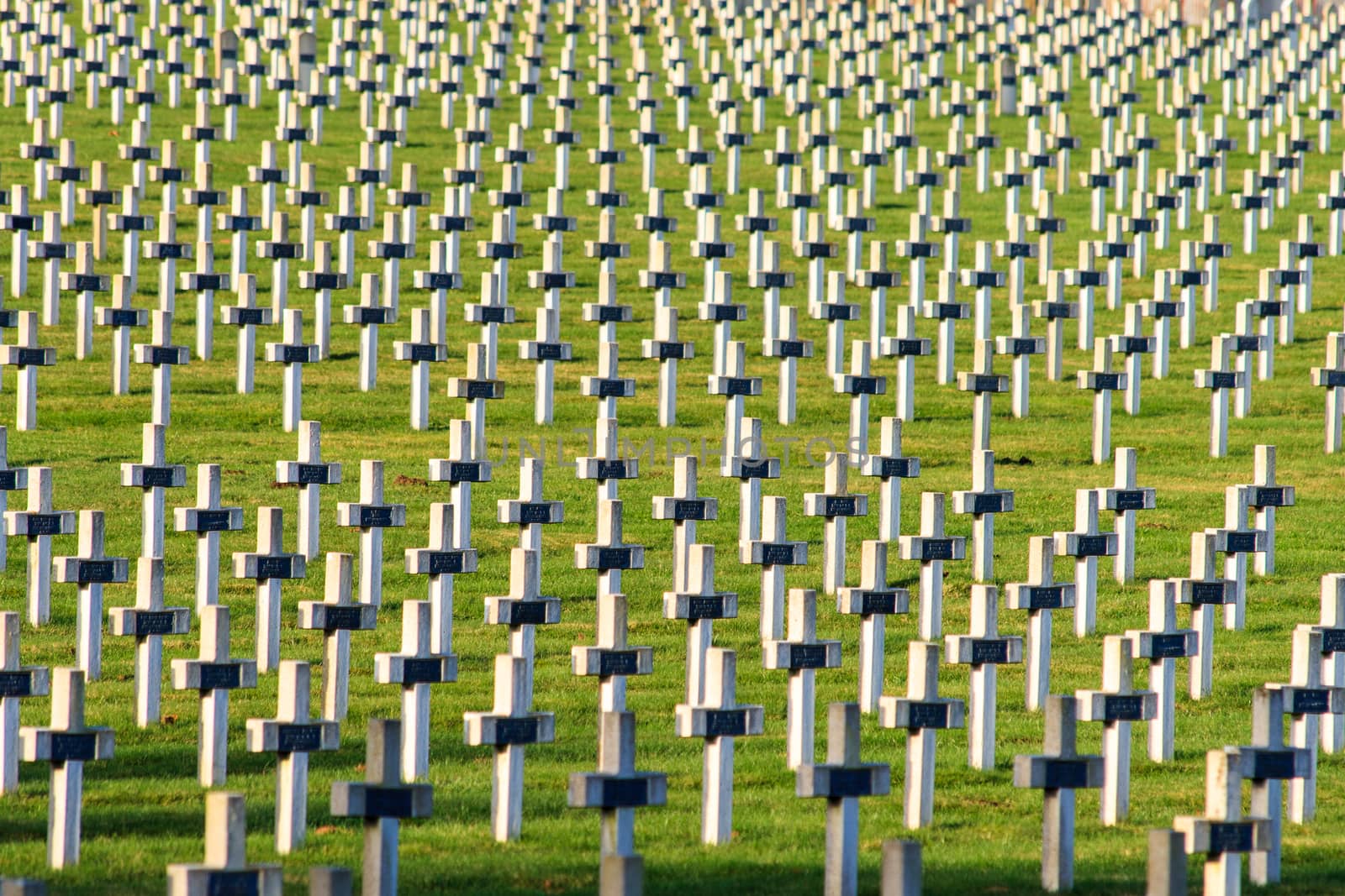 Cemetery world war one in France Vimy La Targette