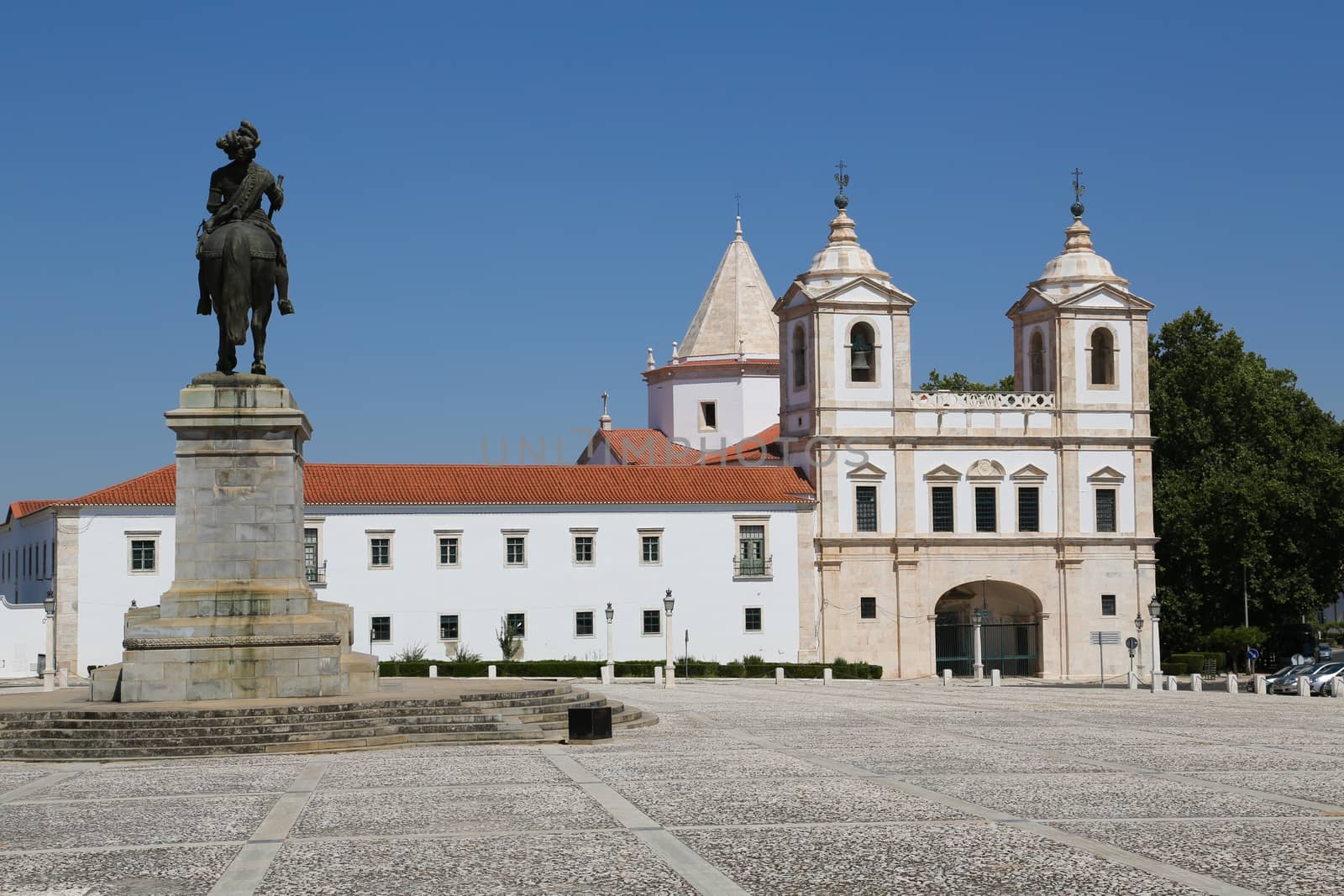 The Ducal Palace of Vila Vicosa in Portugal