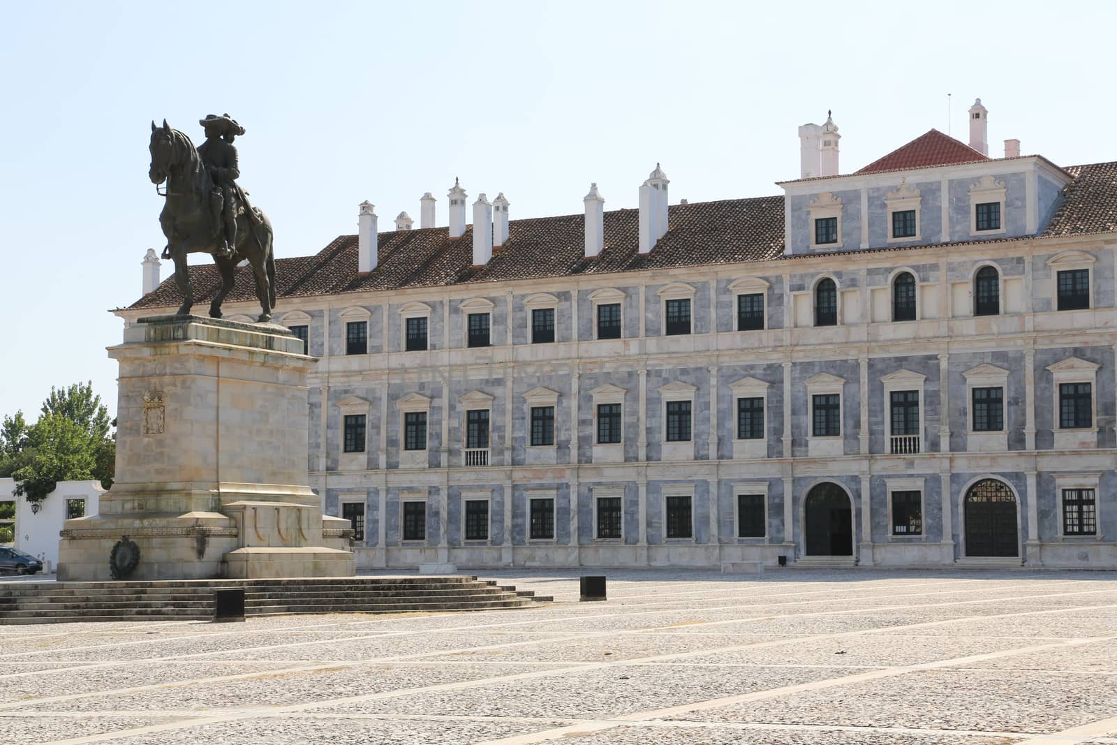 The Ducal Palace of Vila Vicosa in Portugal