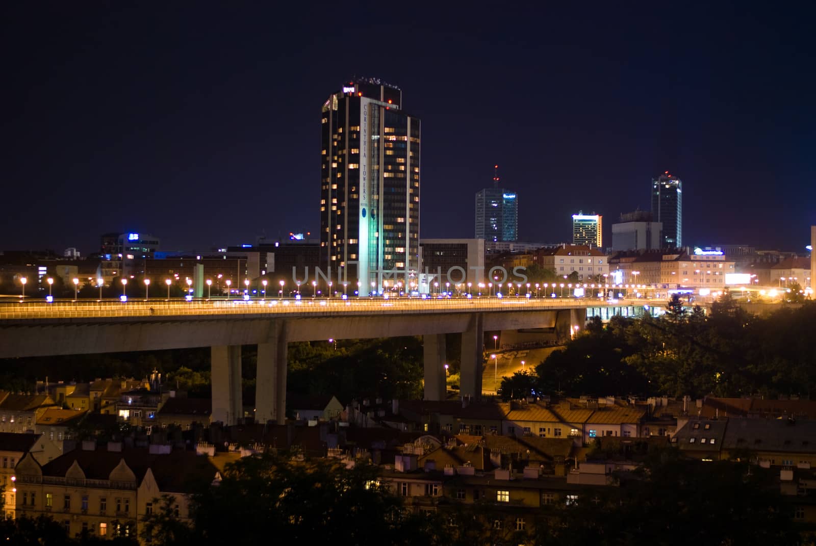 Prague by night