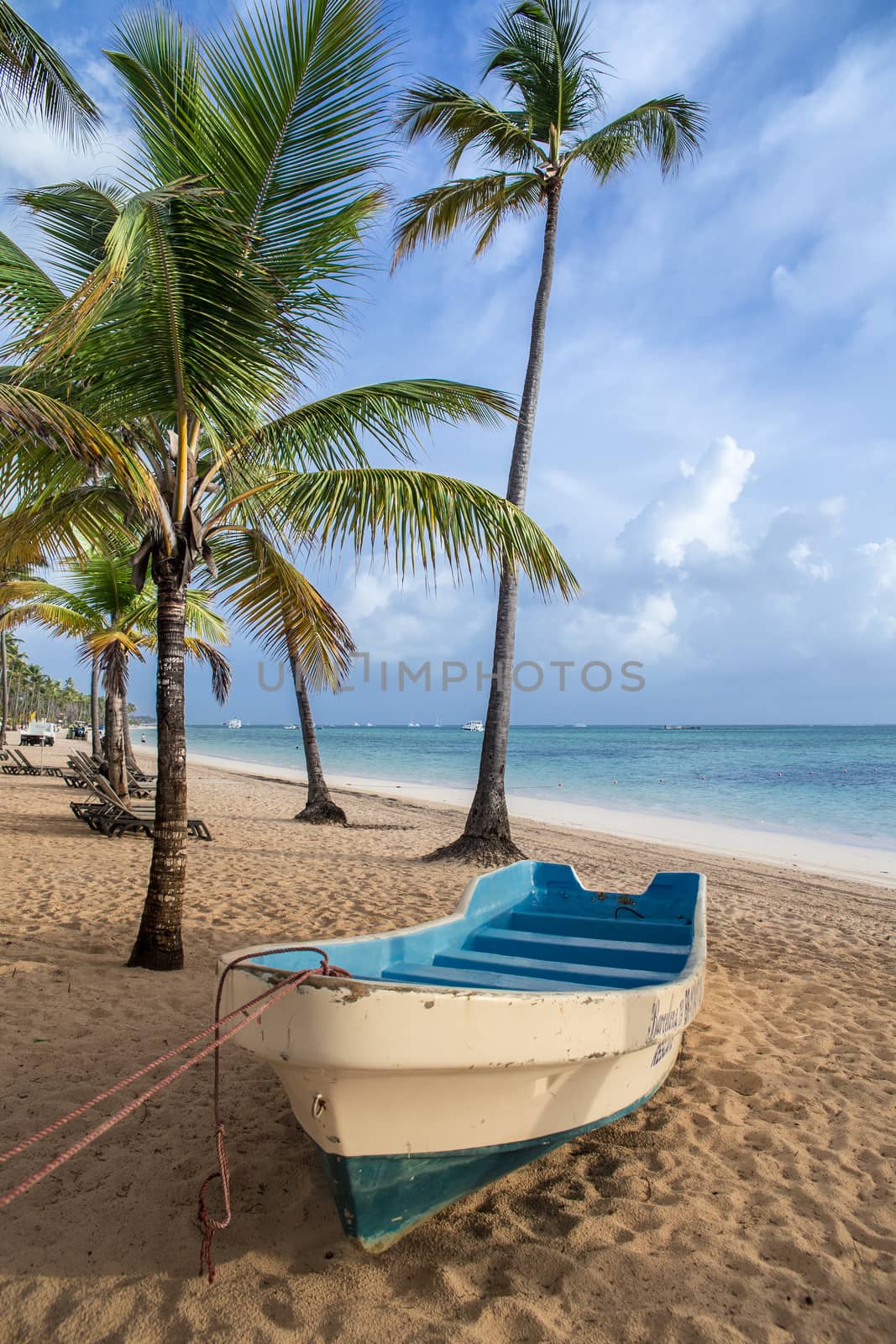 Boat on the beach, Caribbean Sunrise by alex_bendea