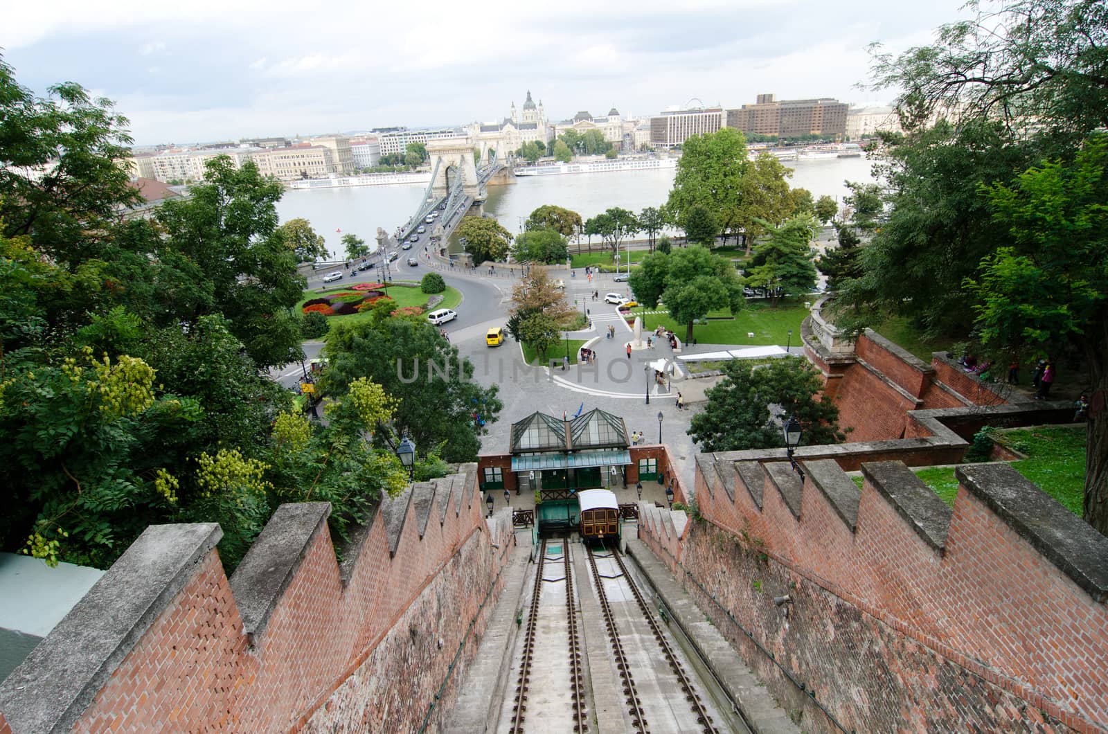 old funicular in  Budapest by sarkao