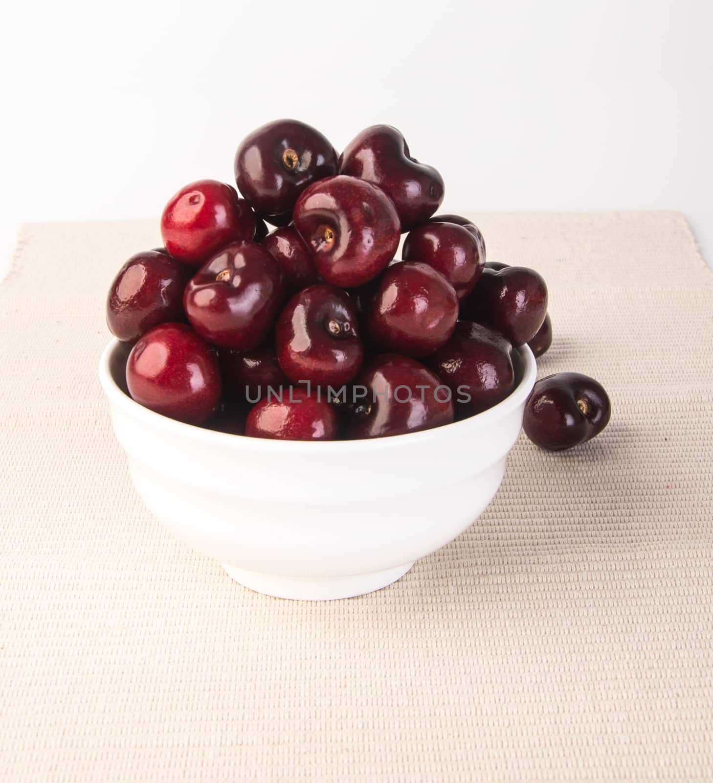 cherry. cherry berry on a background
