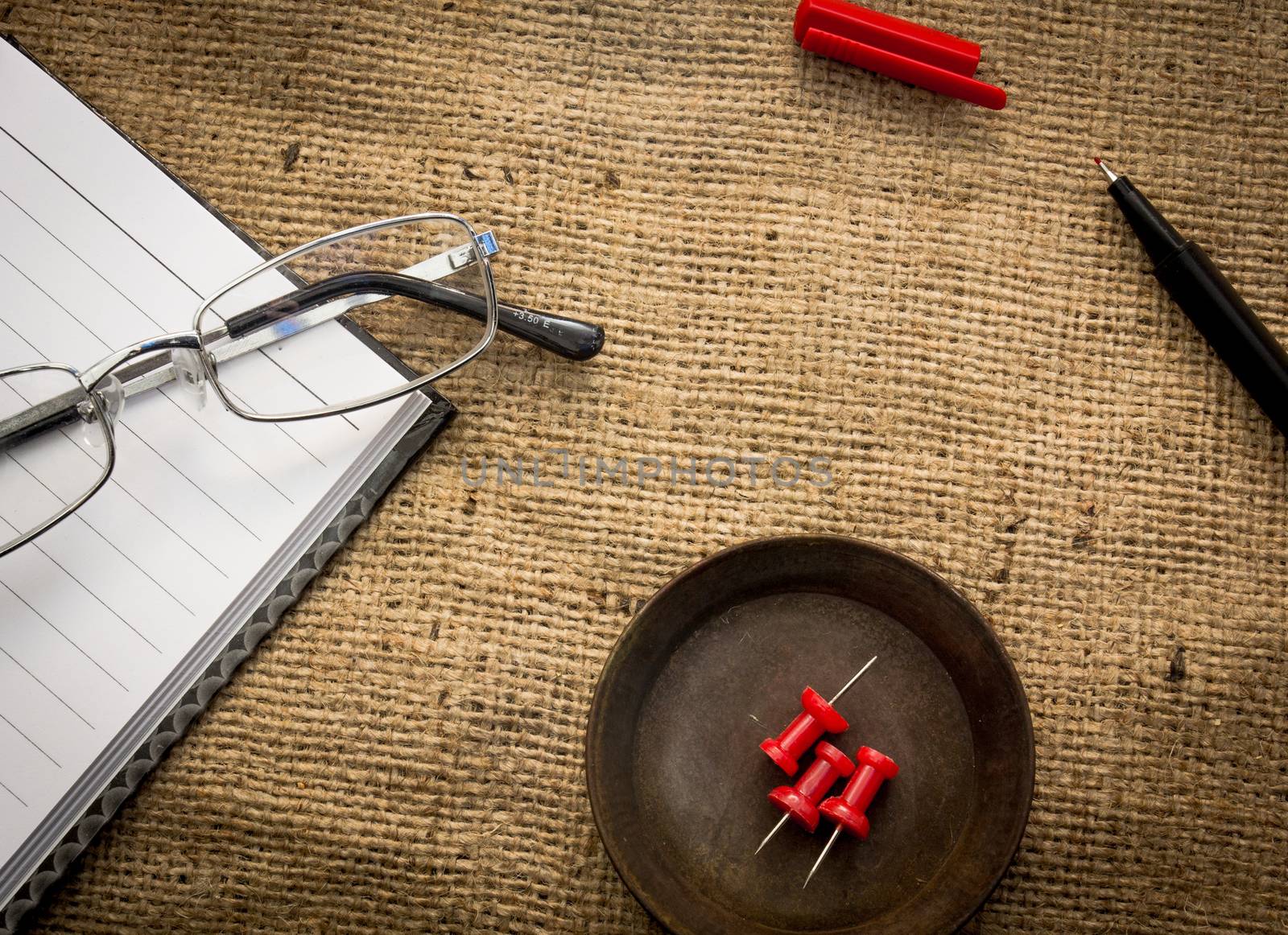 Objects lying in a formation illustrating educational time