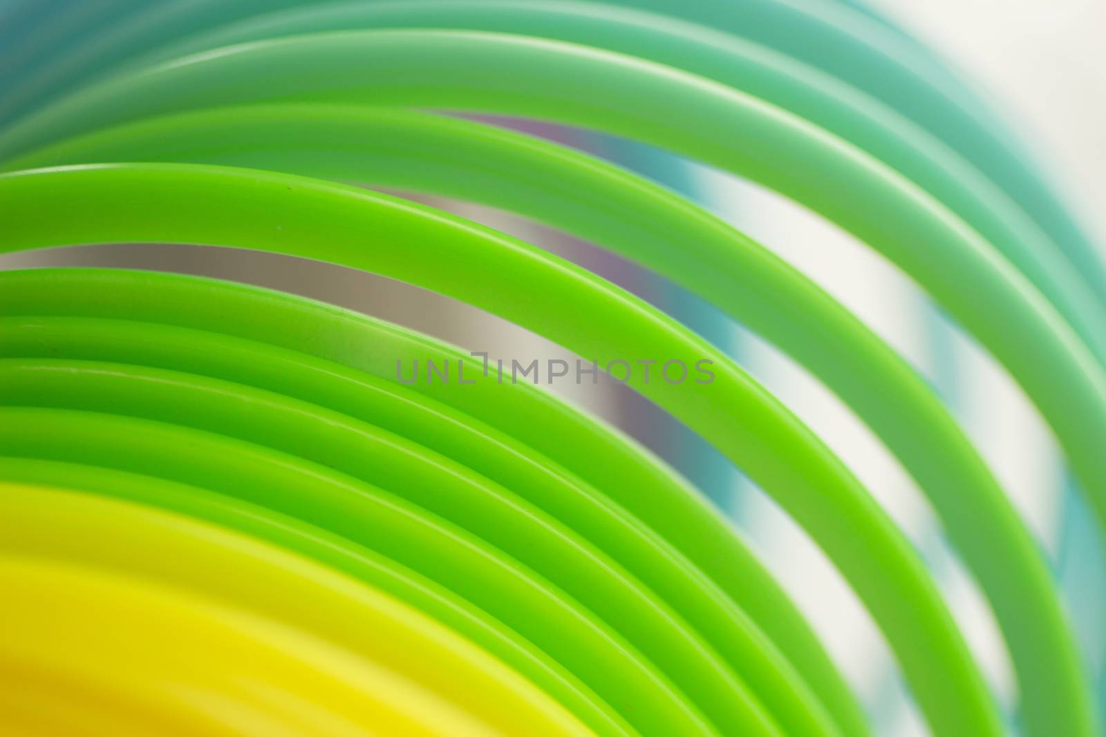 Colorful green color circular art swirl abstract by edwardolive