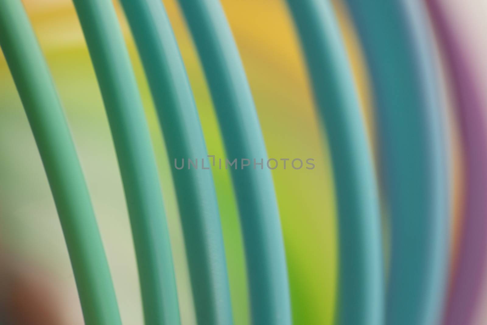 Colorful green color circular art swirl abstract by edwardolive