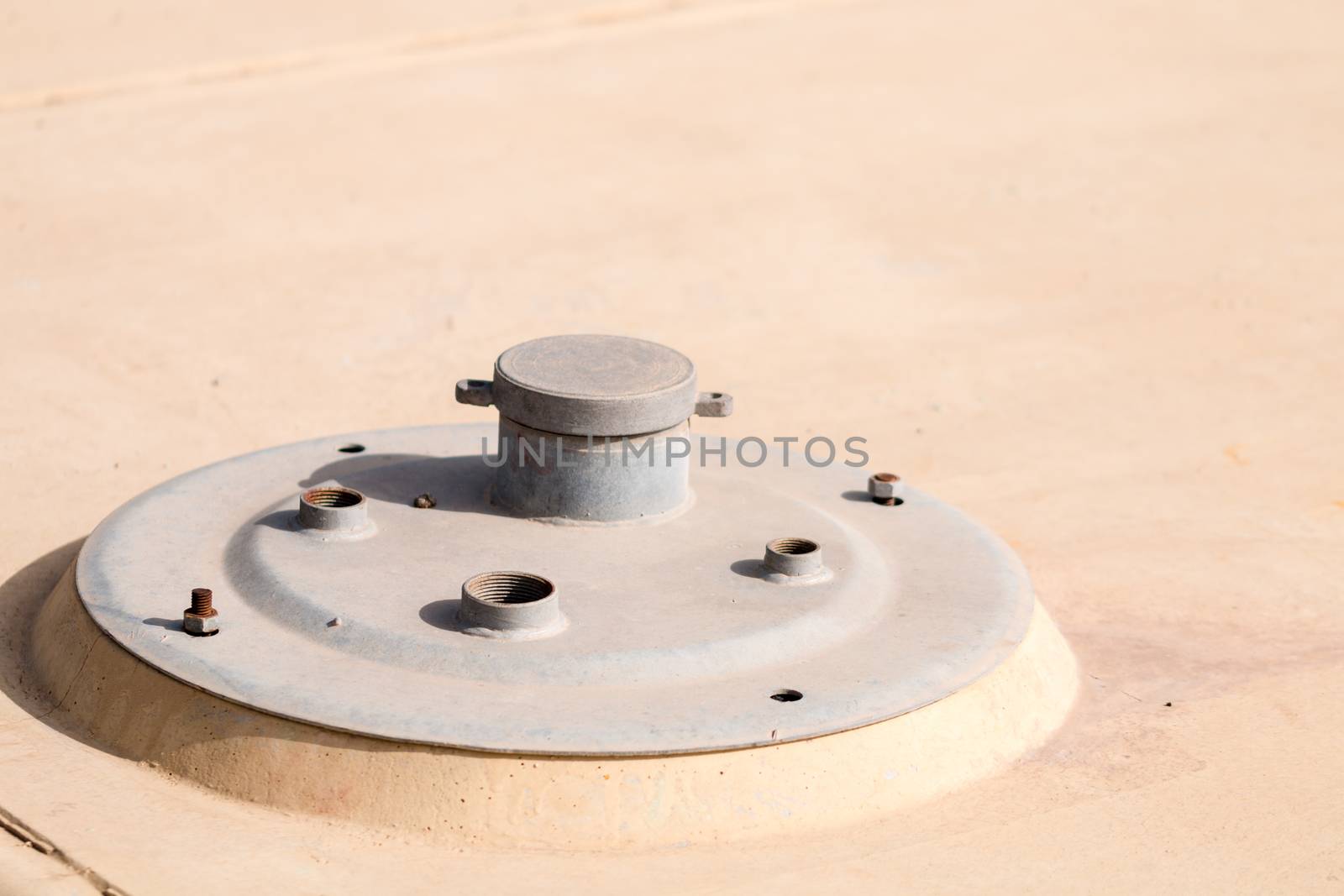 Metal Wastewater tank cover whit holes