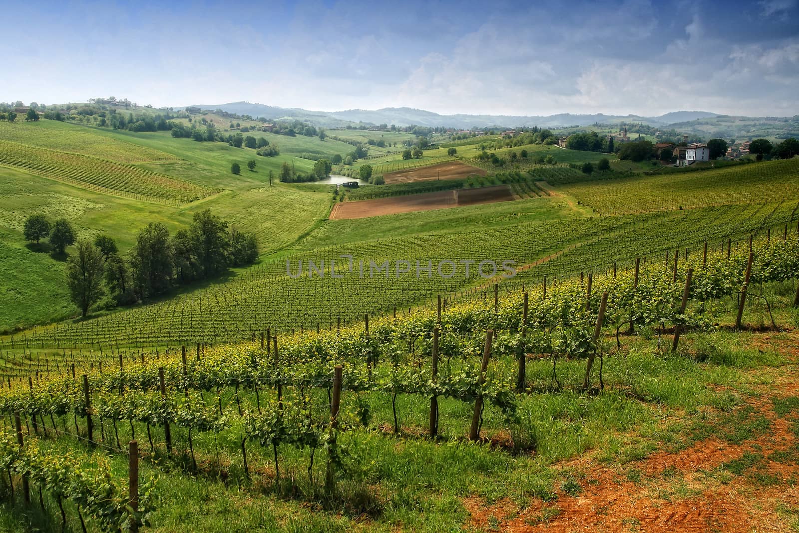 A beautiful landscape in Italy