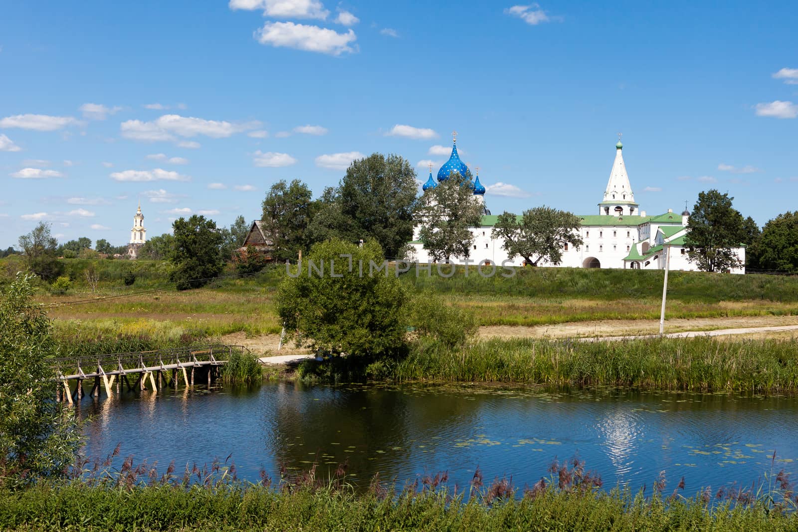 Panoramic view  of architecture the Kremlin,Suzdal, Russia