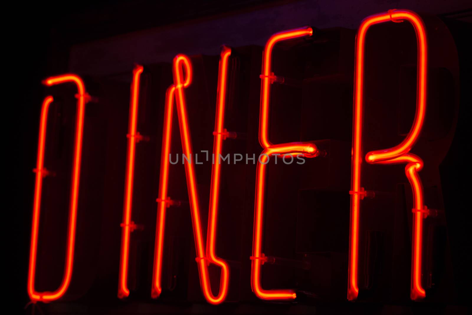 Diner neon sign by edwardolive