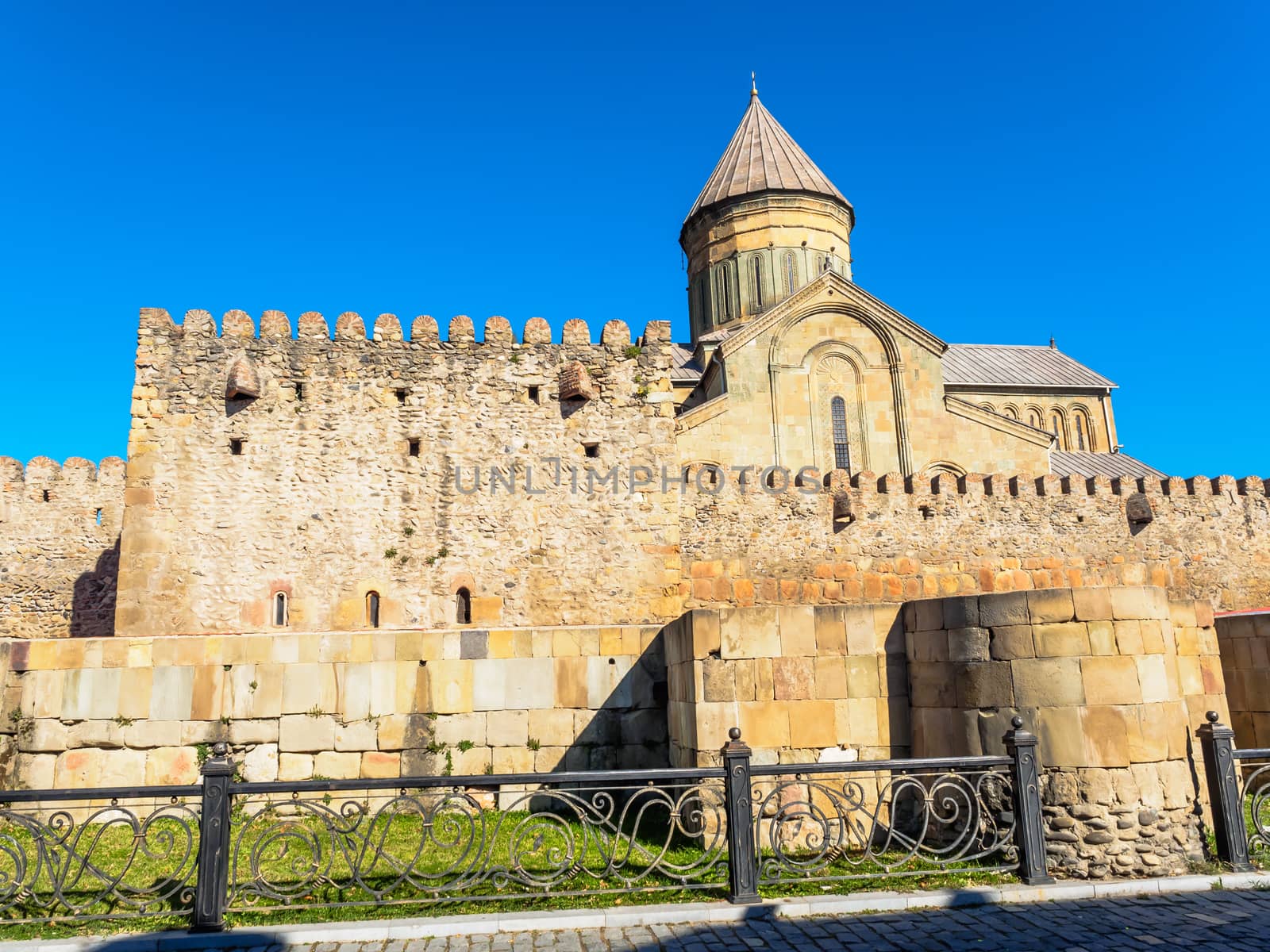 Svetitskhoveli Cathedral is one of the Georgian Christian architecture  located in Mtskheta, Georgia